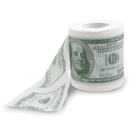 How To Get 100 Dollar Bill Toilet Paper Nearly Free Win It On 🐲drakemall🐲 1189